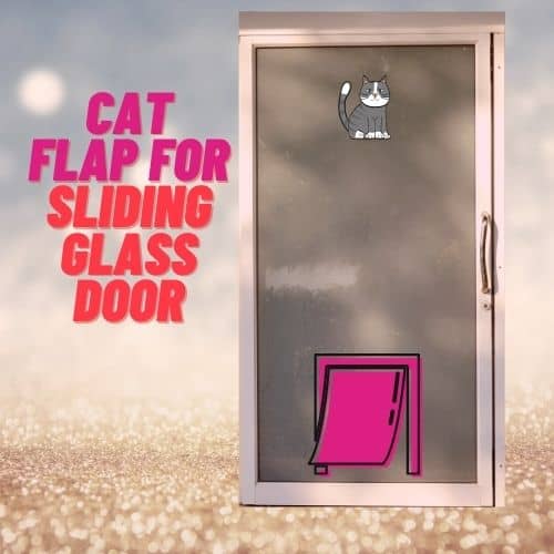 cat flap for Sliding Door lion aluminium glass