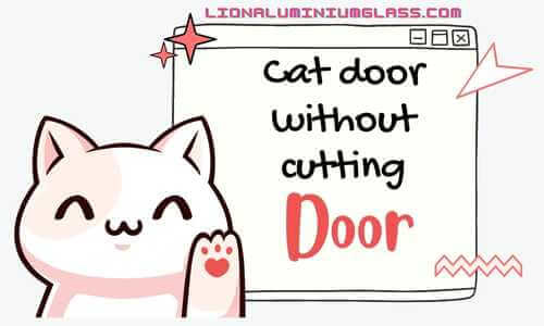 cat door without cutting door